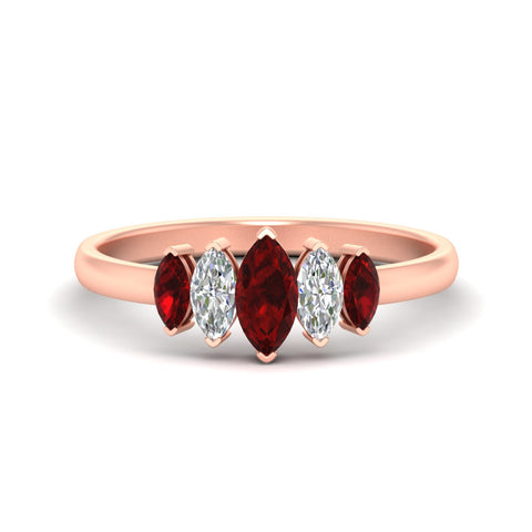 5-stone-marquise-ruby-one-carat-women-wedding-band-in-rose-gold-fdwb8008mqgrudrsleep-1.00ct-nl-rg.jpg