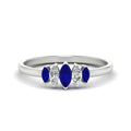 Thumbnail 8 - 5-stone-marquise-sapphire-half-carat-women-wedding-band-in-white-gold-fdwb8008mqgsablsleep-0.50ct-nl-wg.jpg