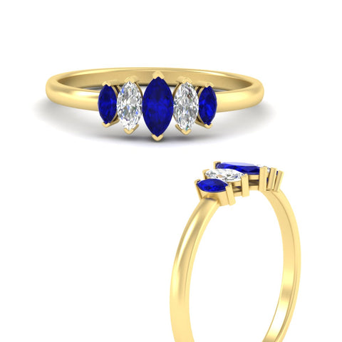 5-stone-marquise-sapphire-half-carat-women-wedding-band-in-yellow-gold-fdwb8008mqgsablangle3-0.50ct-nl-yg.jpg