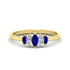 Load image into Gallery viewer, 5-stone-marquise-sapphire-half-carat-women-wedding-band-in-yellow-gold-fdwb8008mqgsablsleep-0.50ct-nl-yg.jpg