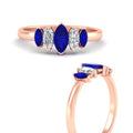 Thumbnail 40 - 5-stone-marquise-sapphire-one-carat-women-wedding-band-in-rose-gold-fdwb8008mqgsablangle3-1.00ct-nl-rg.jpg