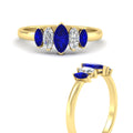 Thumbnail 70 - 5-stone-marquise-sapphire-one-carat-women-wedding-band-in-yellow-gold-fdwb8008mqgsablangle3-1.00ct-nl-yg.jpg