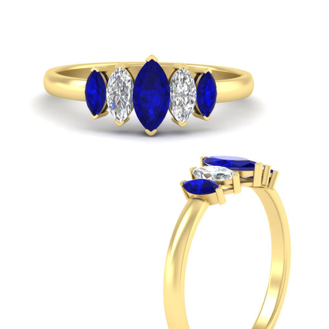 5-stone-marquise-sapphire-one-carat-women-wedding-band-in-yellow-gold-fdwb8008mqgsablangle3-1.00ct-nl-yg.jpg