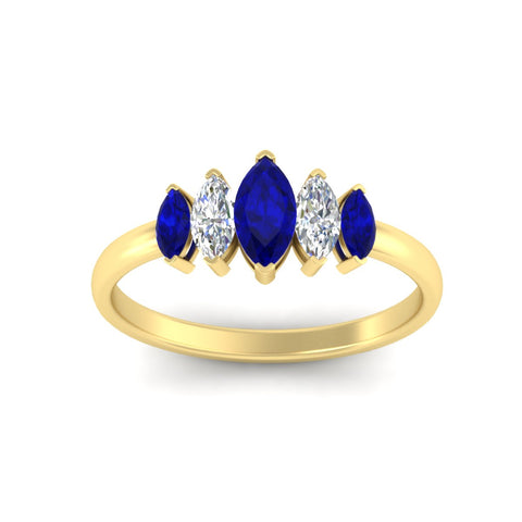 5-stone-marquise-sapphire-one-carat-women-wedding-band-in-yellow-gold-fdwb8008mqgsablangle5-1.00ct-nl-yg.jpg
