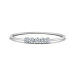Load image into Gallery viewer, 5-stone-minimalist-diamond-stackable-band-in-FD9425ROR-NL-WG
