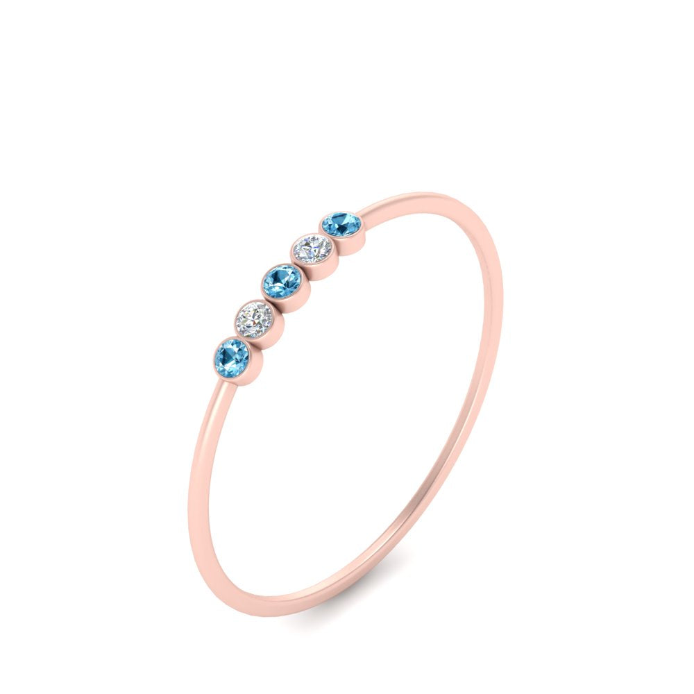 5-stone-minimalist-diamond-stackable-band-with-blue-topaz-in-FD9425RORGICBLTO-NL-RG