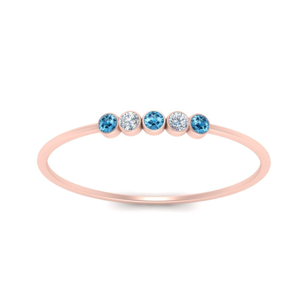 5-stone-minimalist-diamond-stackable-band-with-blue-topaz-in-FD9425RORGICBLTO-NL-RG