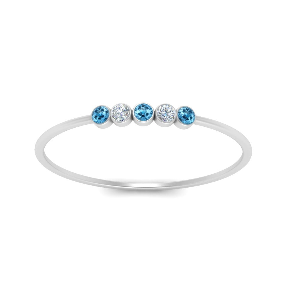 5-stone-minimalist-diamond-stackable-band-with-blue-topaz-in-FD9425RORGICBLTO-NL-WG