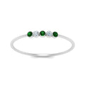 Thumbnail 62 - 5-stone-minimalist-diamond-stackable-band-with-emerald-in-white-gold-FD9425RORGEMGRANGLE5-NL-WG.jpg?v=1764568239