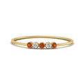 Thumbnail 86 - 5-stone-minimalist-diamond-stackable-band-with-orange-sapphire-in-yellow-gold-FD9425RORGSAOR-NL-YG.jpg?v=1764568239