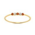 Thumbnail 87 - 5-stone-minimalist-diamond-stackable-band-with-orange-sapphire-in-yellow-gold-FD9425RORGSAORANGLE5-NL-YG.jpg?v=1764568239