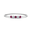 Thumbnail 53 - 5-stone-minimalist-diamond-stackable-band-with-pink-sapphire-in-white-gold-FD9425RORGSADRPI-NL-WG.jpg?v=1764568239