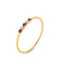 Thumbnail 85 - 5-stone-minimalist-diamond-stackable-band-with-pink-sapphire-in-yellow-gold-FD9425RORGSADRPIANGLE2-NL-YG.jpg?v=1764568239
