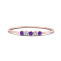Thumbnail 8 - 5-stone-minimalist-diamond-stackable-band-with-purple-topaz-in-rose-gold-FD9425RORGVITO-NL-RG.jpg?v=1764568239