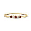 Thumbnail 80 - 5-stone-minimalist-diamond-stackable-band-with-ruby-in-yellow-gold-FD9425RORGRUDR-NL-YG.jpg?v=1764568239