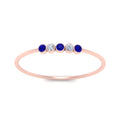 Thumbnail 15 - 5-stone-minimalist-diamond-stackable-band-with-sapphire-in-rose-gold-FD9425RORGSABLANGLE5-NL-RG.jpg?v=1764568239