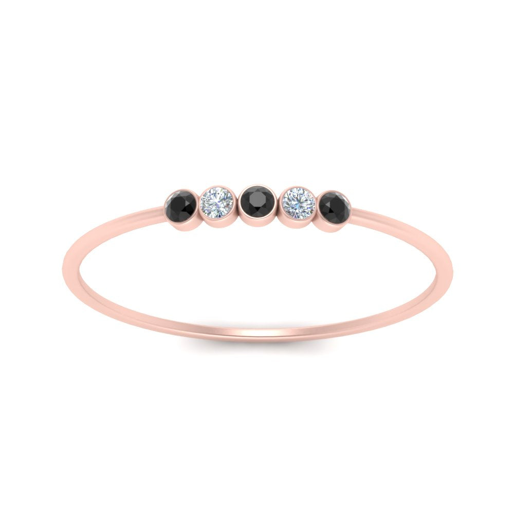 5-stone-minimalist-stackable-band-with-black-diamond-in-FD9425RORGBLACK-NL-RG