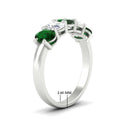 Thumbnail 50 - 5-stone-oval-classic-emerald-wedding-band-2-carat-in-white-gold-fdwb8008ovgemgrangle2-2.00ct-nl-wg-hw.jpg