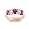 Thumbnail 13 - 5-stone-oval-classic-pink-sapphire-wedding-band-2-carat-in-rose-gold-fdwb8008ovgsadrpiangle5-2.00ct-nl-rg.jpg