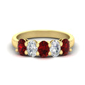 Thumbnail 81 - 5-stone-oval-classic-ruby-wedding-band-2-carat-in-yellow-gold-fdwb8008ovgrudrsleep-2.00ct-nl-yg.jpg