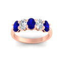 Thumbnail 8 - 5-stone-oval-classic-sapphire-wedding-band-2-carat-in-rose-gold-fdwb8008ovgsablangle5-2.00ct-nl-rg.jpg