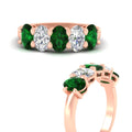 Thumbnail 25 - custom-wedding-band5-stone-oval-emerald-custom-wedding-band-3-carat-in-rose-gold-fdwb8008ovgemgrangle3-3.00ct-nl-rg.jpg