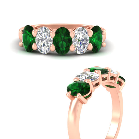 custom-wedding-band5-stone-oval-emerald-custom-wedding-band-3-carat-in-rose-gold-fdwb8008ovgemgrangle3-3.00ct-nl-rg.jpg