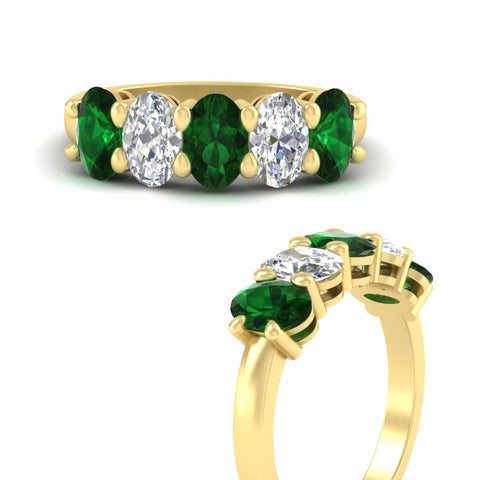custom-wedding-band5-stone-oval-emerald-custom-wedding-band-3-carat-in-yellow-gold-fdwb8008ovgemgrangle3-3.00ct-nl-yg.jpg