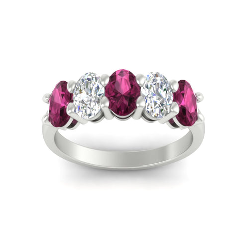 custom-wedding-band5-stone-oval-pink-sapphire-custom-wedding-band-3-carat-in-white-gold-fdwb8008ovgsadrpiangle5-3.00ct-nl-wg.jpg
