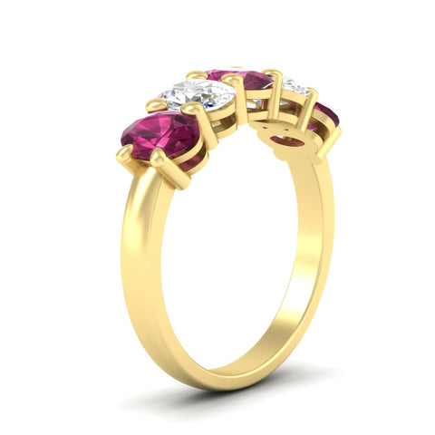 custom-wedding-band5-stone-oval-pink-sapphire-custom-wedding-band-3-carat-in-yellow-gold-fdwb8008ovgsadrpiangle2-3.00ct-nl-yg.jpg