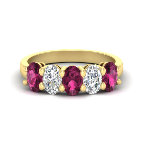 custom-wedding-band5-stone-oval-pink-sapphire-custom-wedding-band-3-carat-in-yellow-gold-fdwb8008ovgsadrpisleep-3.00ct-nl-yg.jpg
