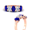 Thumbnail 15 - custom-wedding-band5-stone-oval-sapphire-custom-wedding-band-3-carat-in-rose-gold-fdwb8008ovgsablangle3-3.00ct-nl-rg.jpg