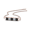 Load image into Gallery viewer, 5-stone-princess-cut-bar-pendant-with-black-diamond-in-FDPD8413GBLACK-NL-RG