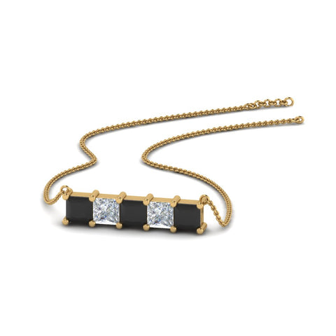 5-stone-princess-cut-bar-pendant-with-black-diamond-in--FDPD8413GBLACK-NL-YG