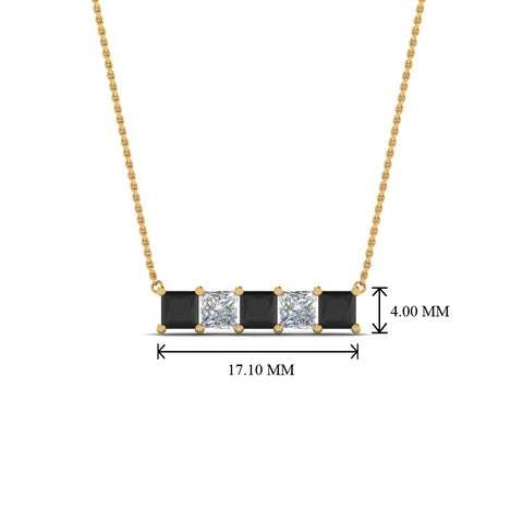 5-stone-princess-cut-bar-pendant-with-black-diamond-in--FDPD8413GBLACK-NL-YG
