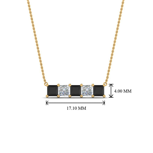 5-stone-princess-cut-bar-pendant-with-black-diamond-in--FDPD8413GBLACK-NL-YG