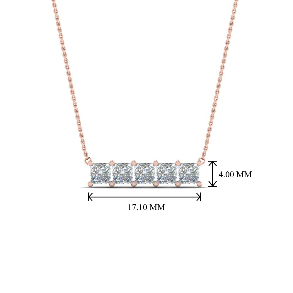 5-stone-princess-cut-diamond-bar-pendant-in-FDPD8413-NL-RG