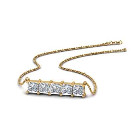 5-stone-princess-cut-diamond-bar-pendant-in--FDPD8413-NL-YG