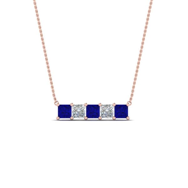 5-stone-princess-cut-diamond-bar-pendant-with-blue-sapphire-in-FDPD8413GSABL-NL-RG