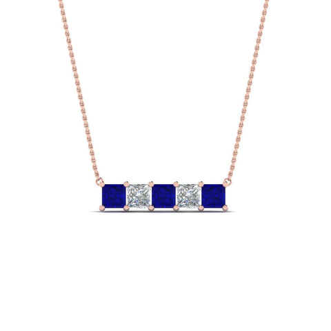 5-stone-princess-cut-diamond-bar-pendant-with-blue-sapphire-in-FDPD8413GSABL-NL-RG