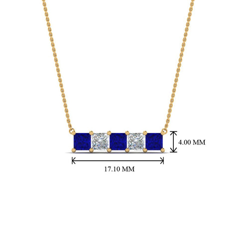 5-stone-princess-cut-diamond-bar-pendant-with-blue-sapphire-in--FDPD8413GSABL-NL-YG