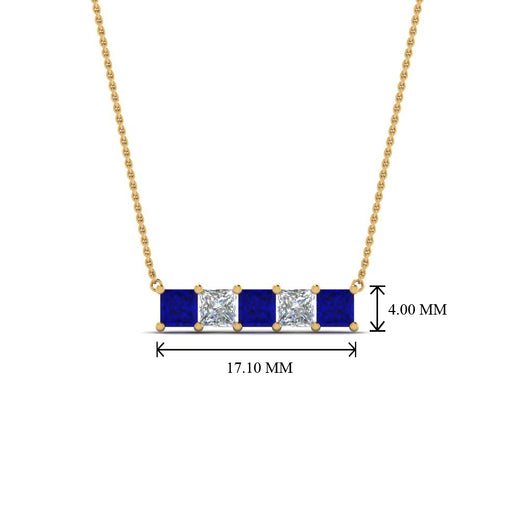 5-stone-princess-cut-diamond-bar-pendant-with-blue-sapphire-in--FDPD8413GSABL-NL-YG