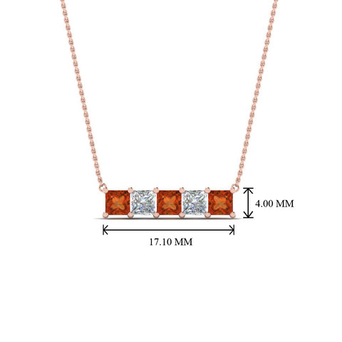 5-stone-princess-cut-diamond-bar-pendant-with-orange-sapphire-in-FDPD8413GSAOR-NL-RG