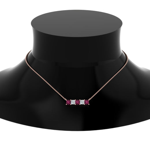 5-stone-princess-cut-diamond-bar-pendant-with-pink-sapphire-in-FDPD8413GSADRPI-NL-RG