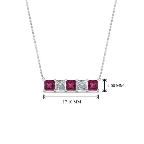 5-stone-princess-cut-diamond-bar-pendant-with-pink-sapphire-in--FDPD8413GSADRPI-NL-WG