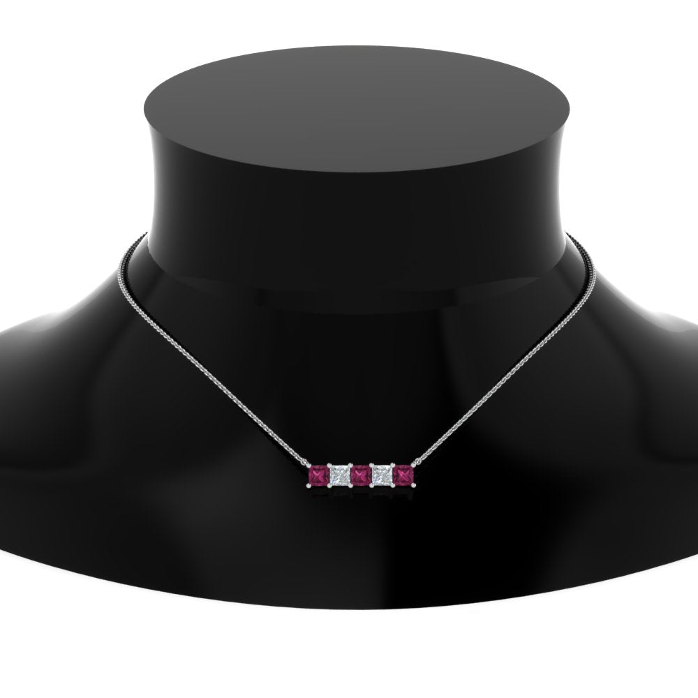 5-stone-princess-cut-diamond-bar-pendant-with-pink-sapphire-in--FDPD8413GSADRPI-NL-WG
