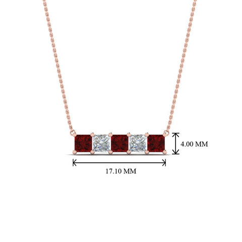 5-stone-princess-cut-diamond-bar-pendant-with-ruby-in-FDPD8413GRUDR-NL-RG