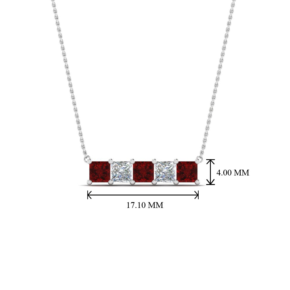 5-stone-princess-cut-diamond-bar-pendant-with-ruby-in--FDPD8413GRUDR-NL-WG