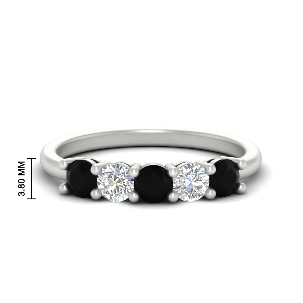 5-stone-round-cut-1-carat-diamond-and-black-diamond-wedding-band-in-white-gold-FDENS141ROBGBLACK-1.00CT-NL-WG-HW