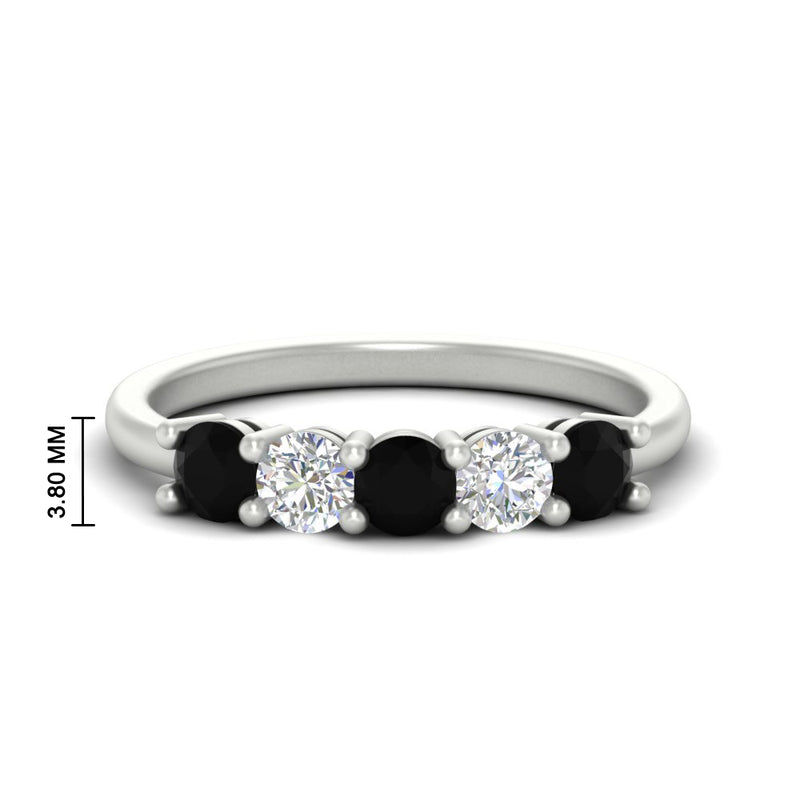 5-stone-round-cut-1-carat-diamond-and-black-diamond-wedding-band-in-white-gold-FDENS141ROBGBLACK-1.00CT-NL-WG-HW